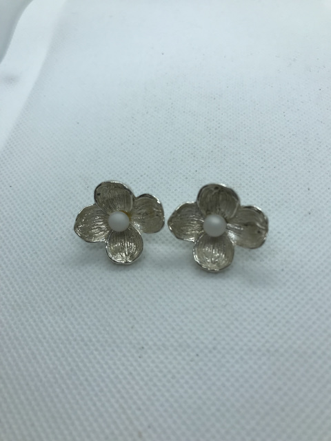 vintage tiffany earrings silver